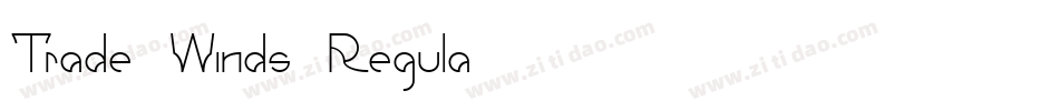 Trade Winds Regula字体转换